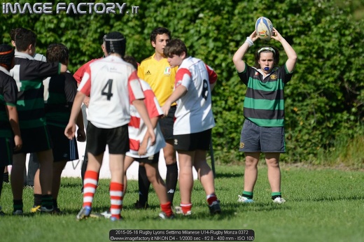 2015-05-16 Rugby Lyons Settimo Milanese U14-Rugby Monza 0372